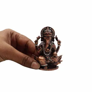 Ganesh Vighanharta Copper Idol