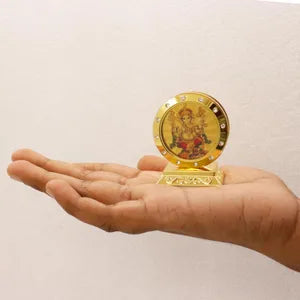 Round Ganesha Car Dashboard Idol