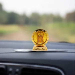 Round Perumal Car Dashboard Idol