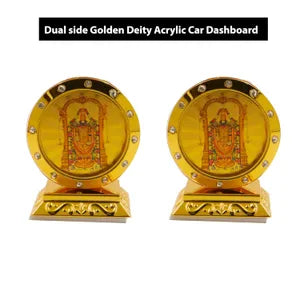 Round Perumal Car Dashboard Idol