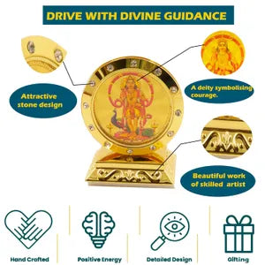 Round Murugan Car Dashboard Idol