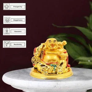 Happy Man Kuberar Statue