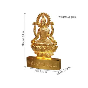 Laxmi Gold-Plated Statue