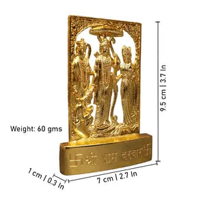 Gold Plated Ram Statue