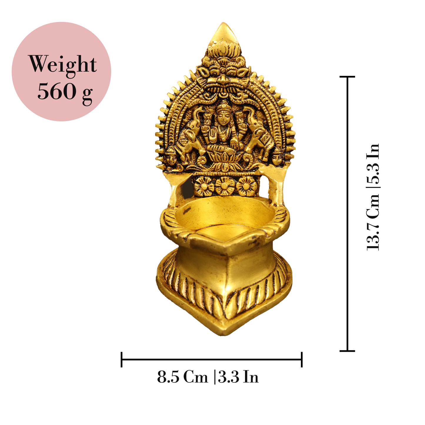 Antique Kamatchi Diya (Pital Prachin Kamakshi Deepak)
