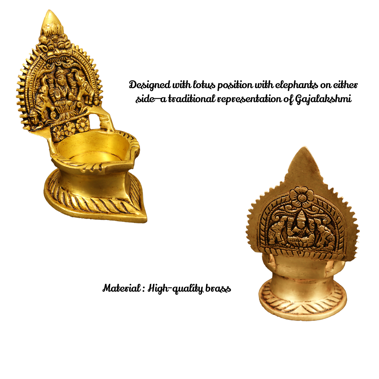 Antique Kamatchi Diya (Pital Prachin Kamakshi Deepak)