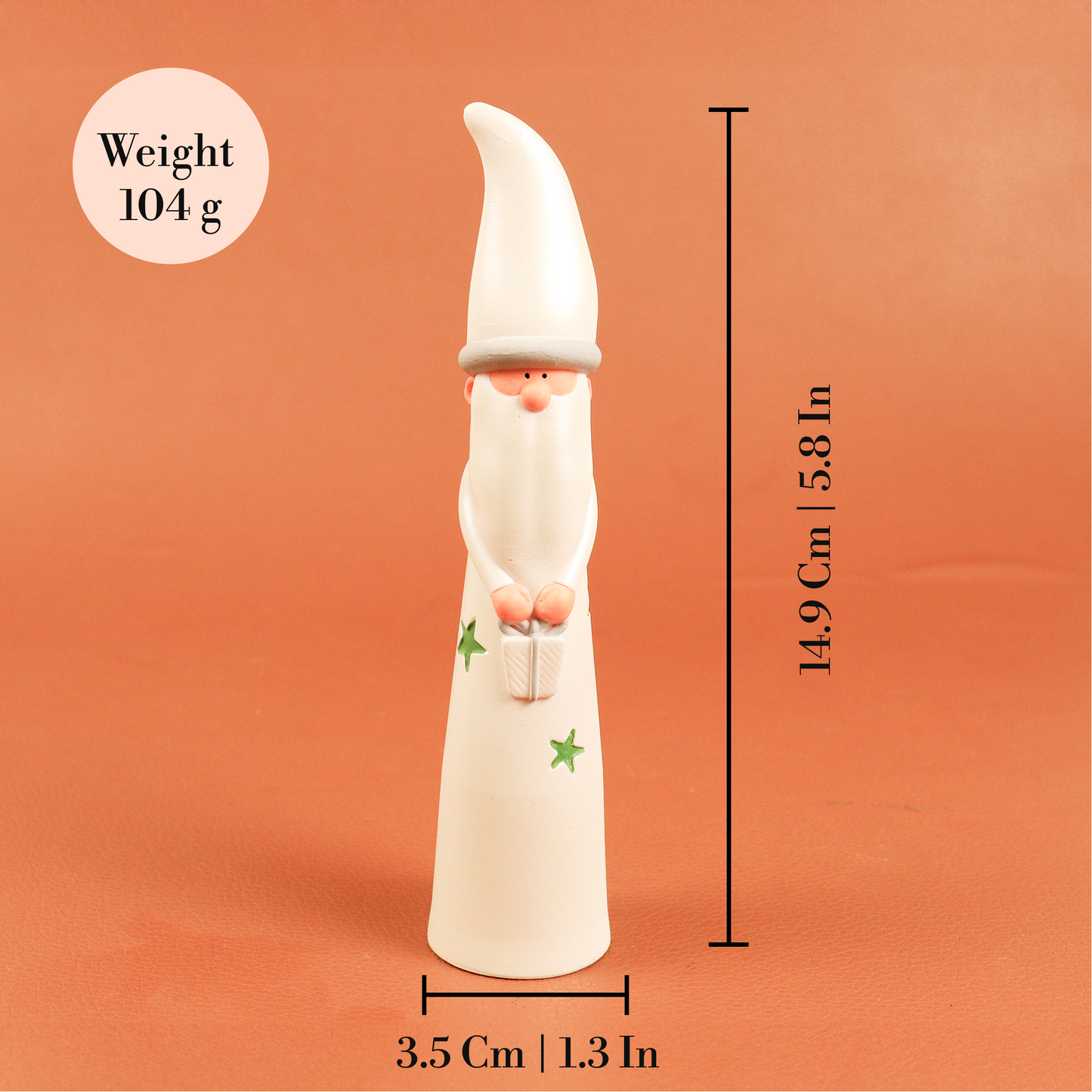 Resin White Santa Claus (Safed Santa Claus)
