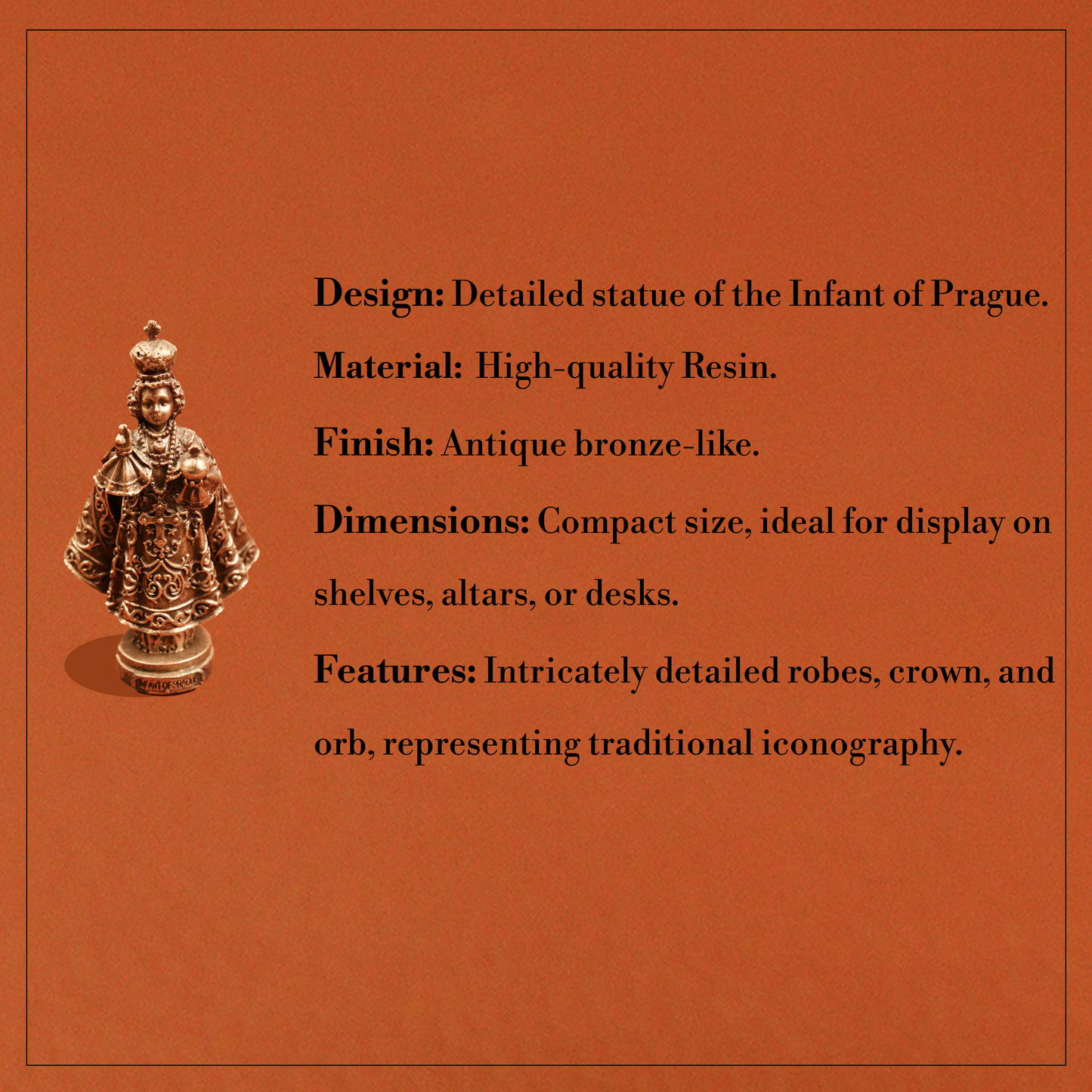 Infant Jesus-3" inch (Bal Yesu)