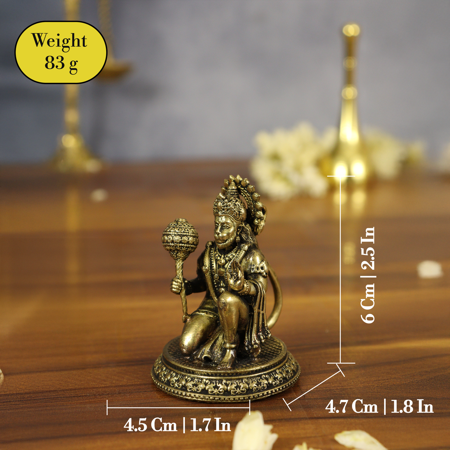 Brasss Hanuman Statue
