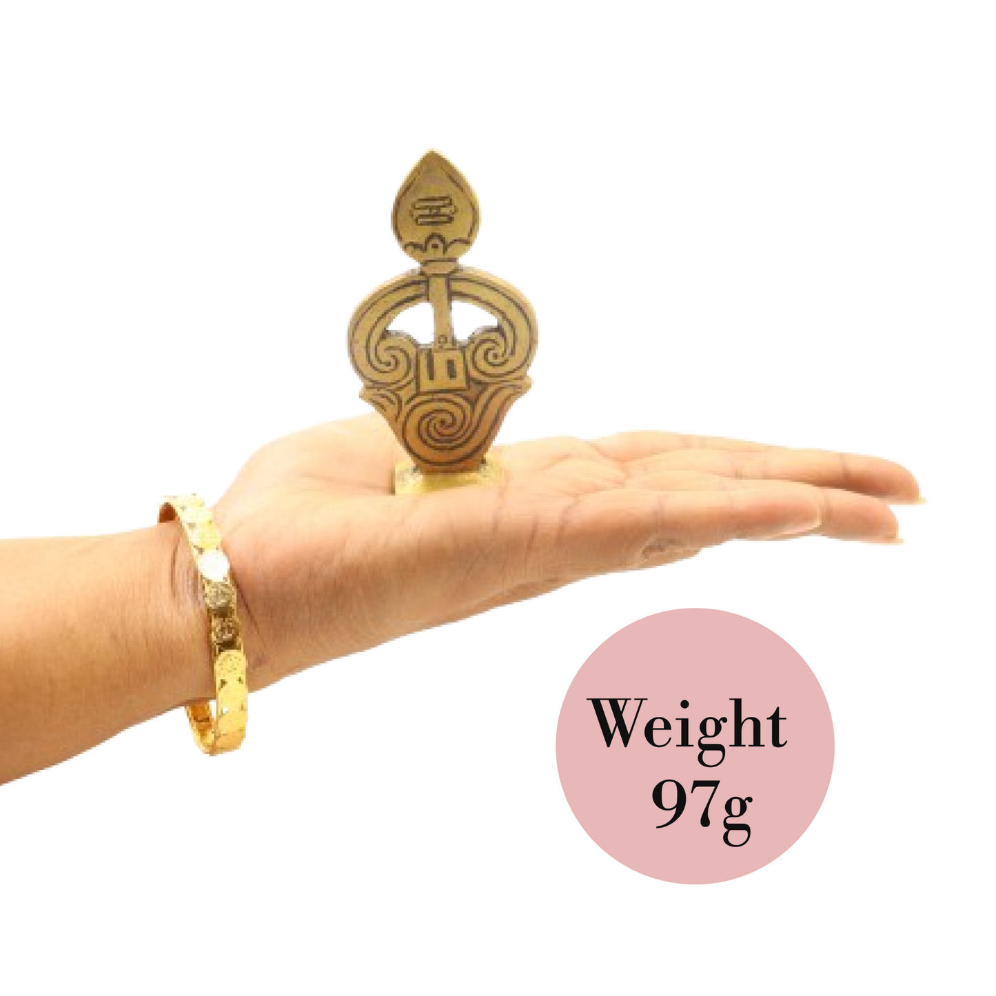 Antique OM Vel Stand (Trishul Stand / Murugan Vel)