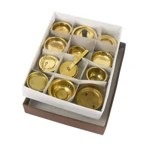 Miniature Brass Kitchen Set