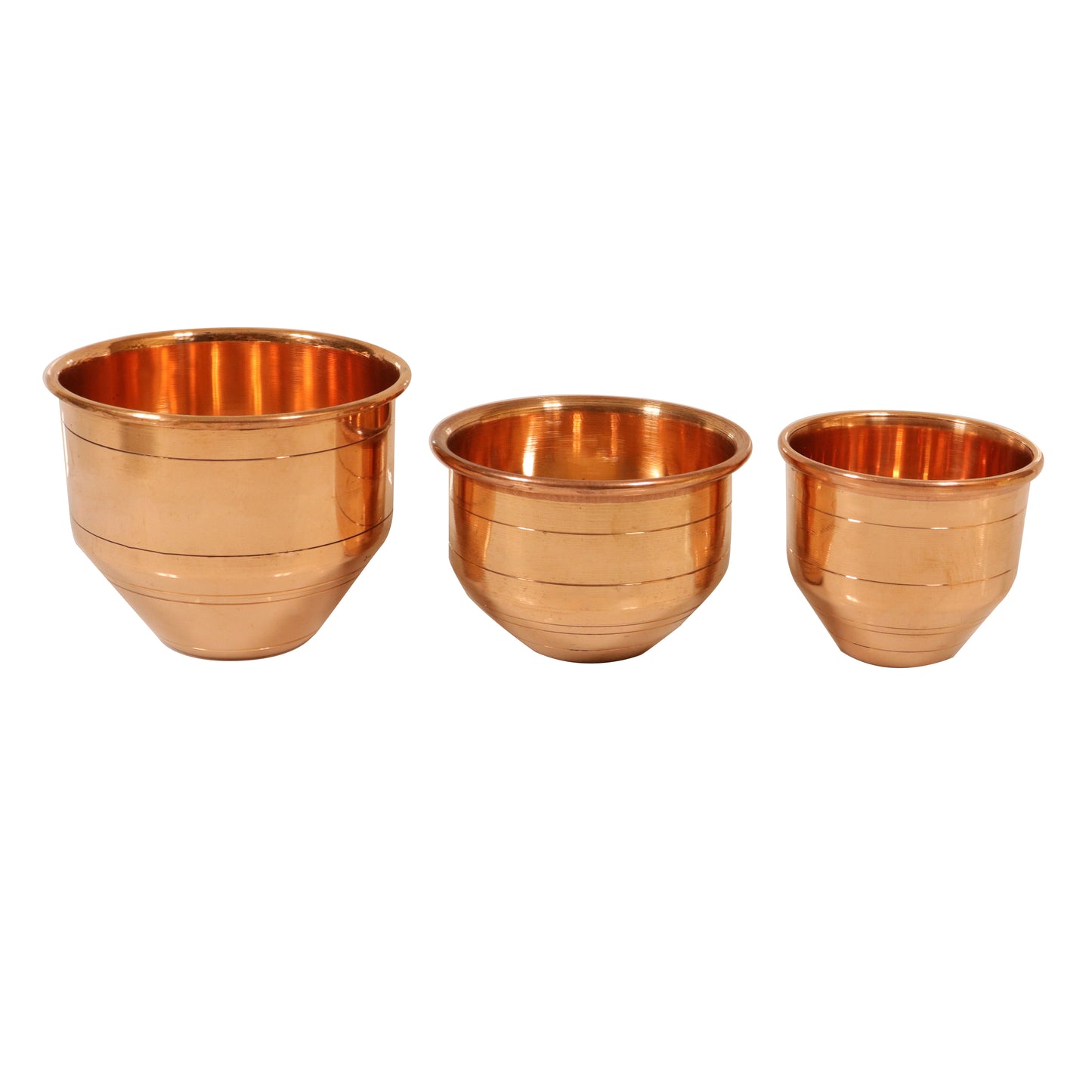 Copper Marakka set of 3