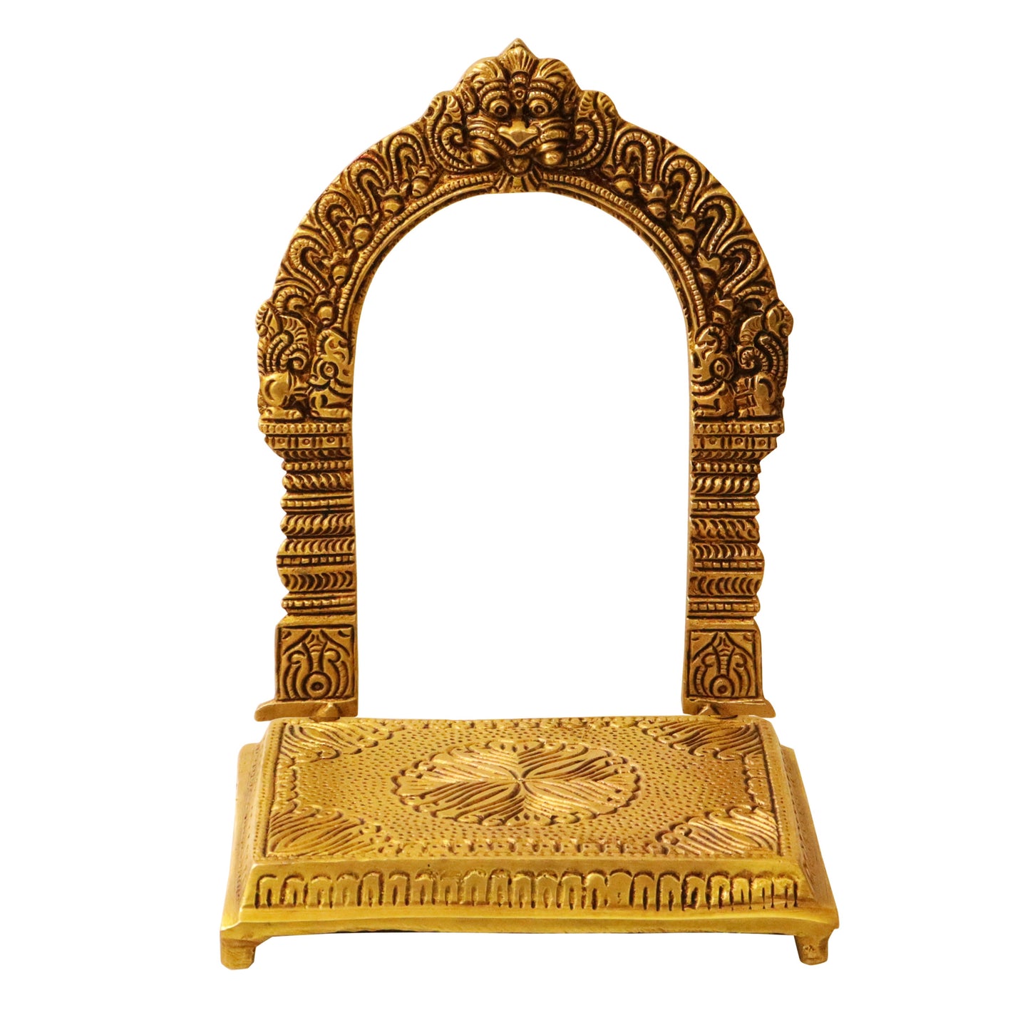 Brass Prabhavali Frame with Stand (Pital Prabha Mandal)