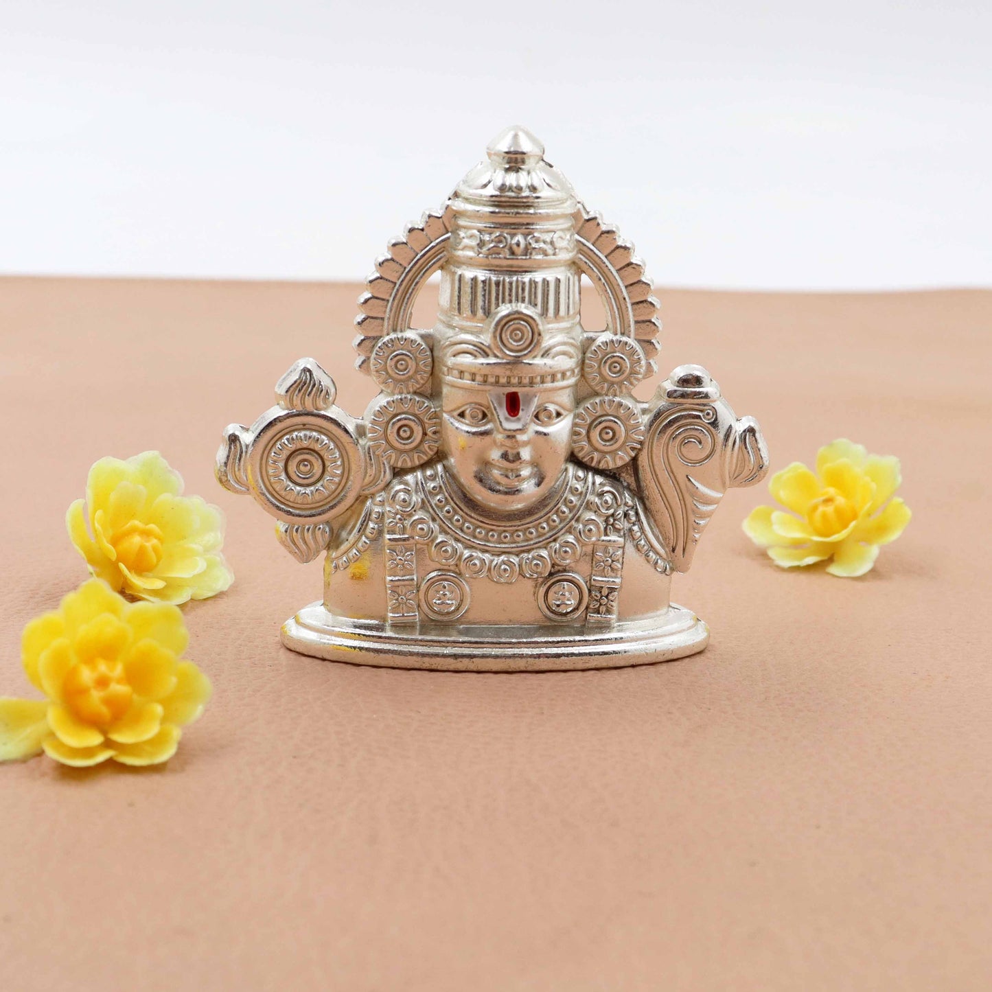Varadharaja Perumal Face (Silver)