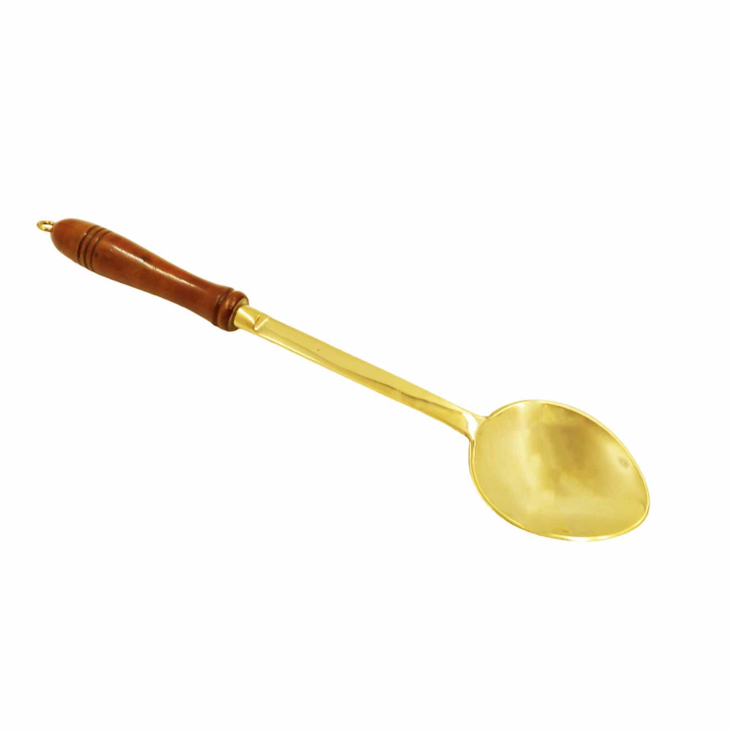 Brass Cutlary Wooden Handle-Rice Karandi
