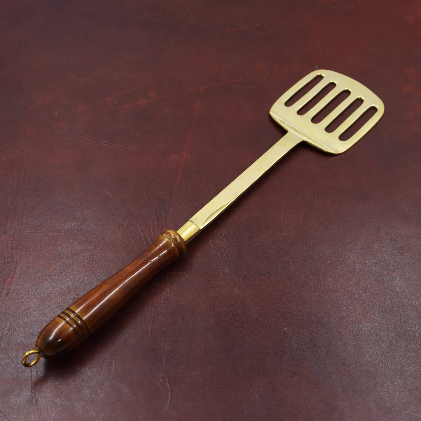 Brass Cutlary Wooden Handle-Tawa Karandi