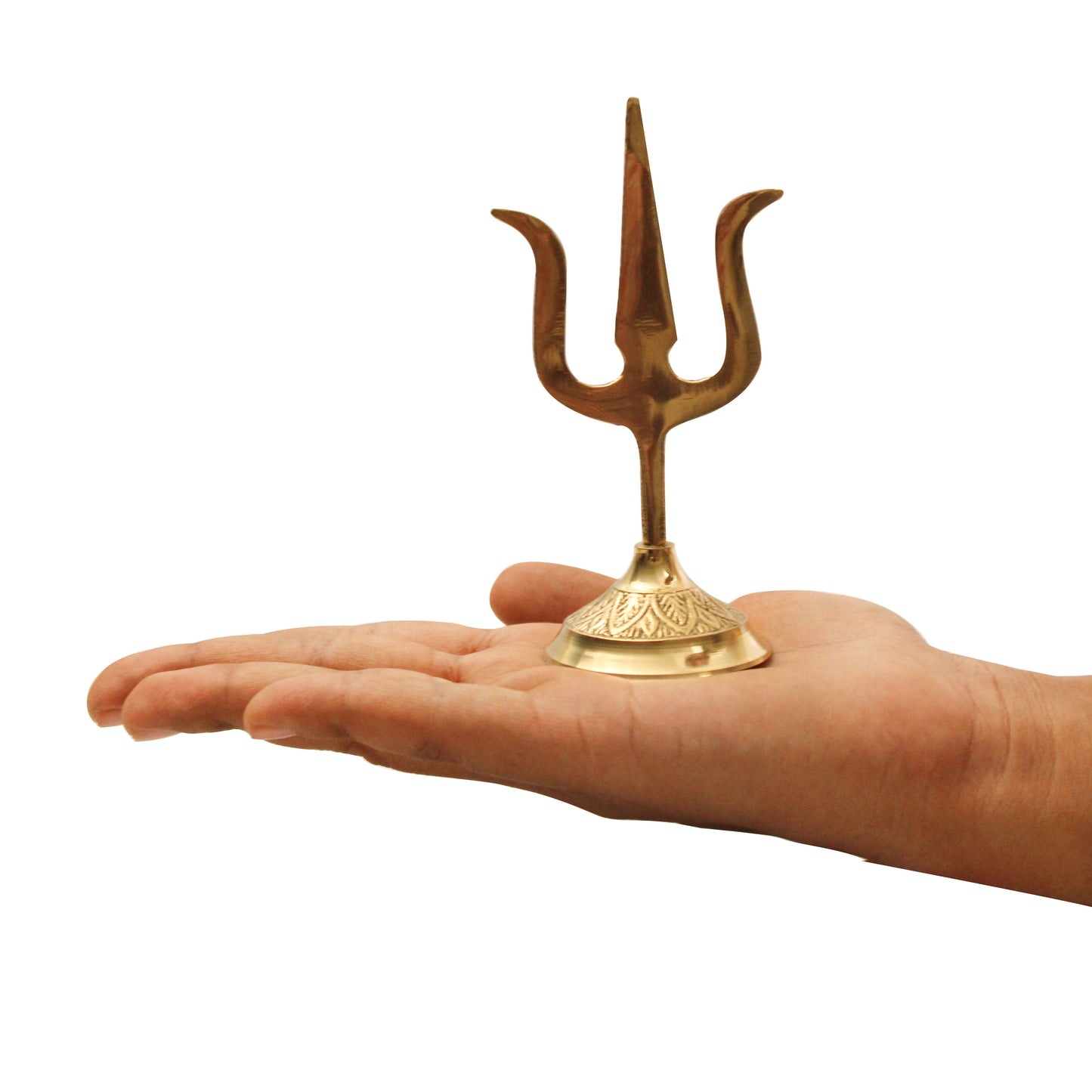 Brass Mini Soolam (Pital Chota Trishul / Shiva Weapon)