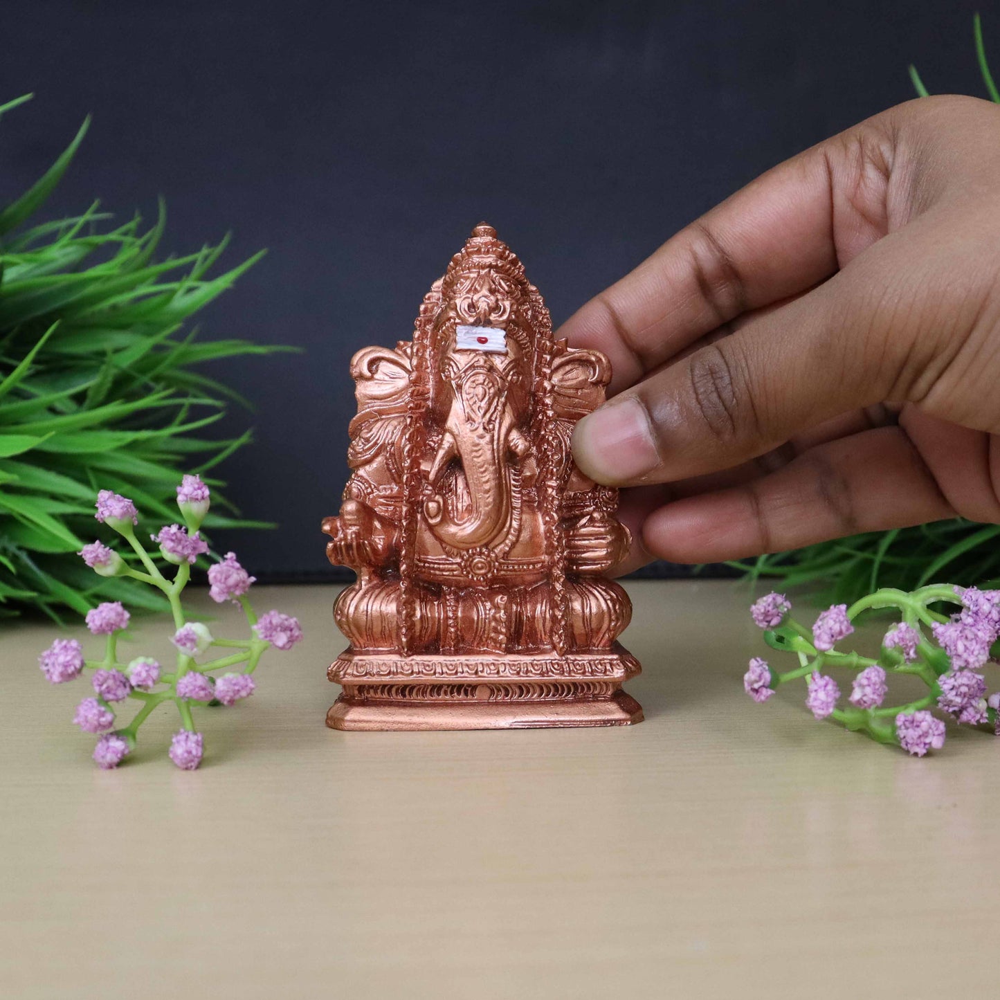 Fiber resin Vinayagar copper