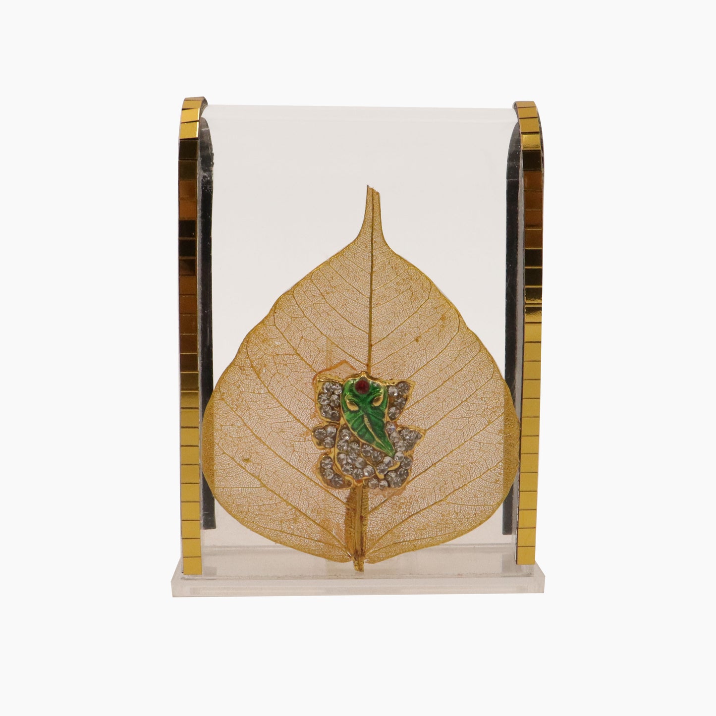 Acrylic Leaf Ganesha Murti-Small (Acrylic Patta Vinayak Murti Chota)