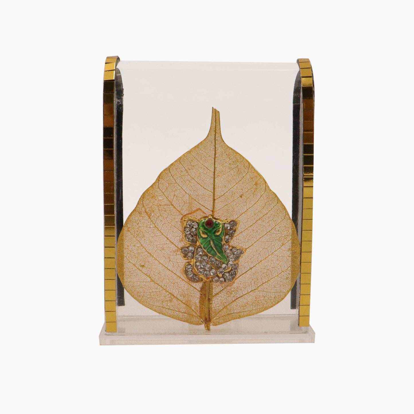 Acrylic Leaf Ganesha Murti-Small (Acrylic Patta Vinayak Murti Chota)