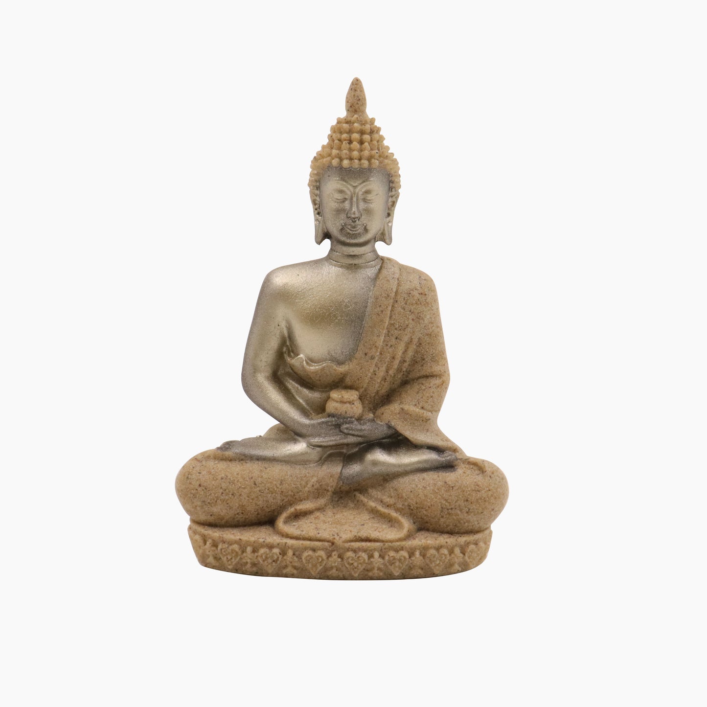 Resin Buddha - Grey (Buddha Murti Dhasar)