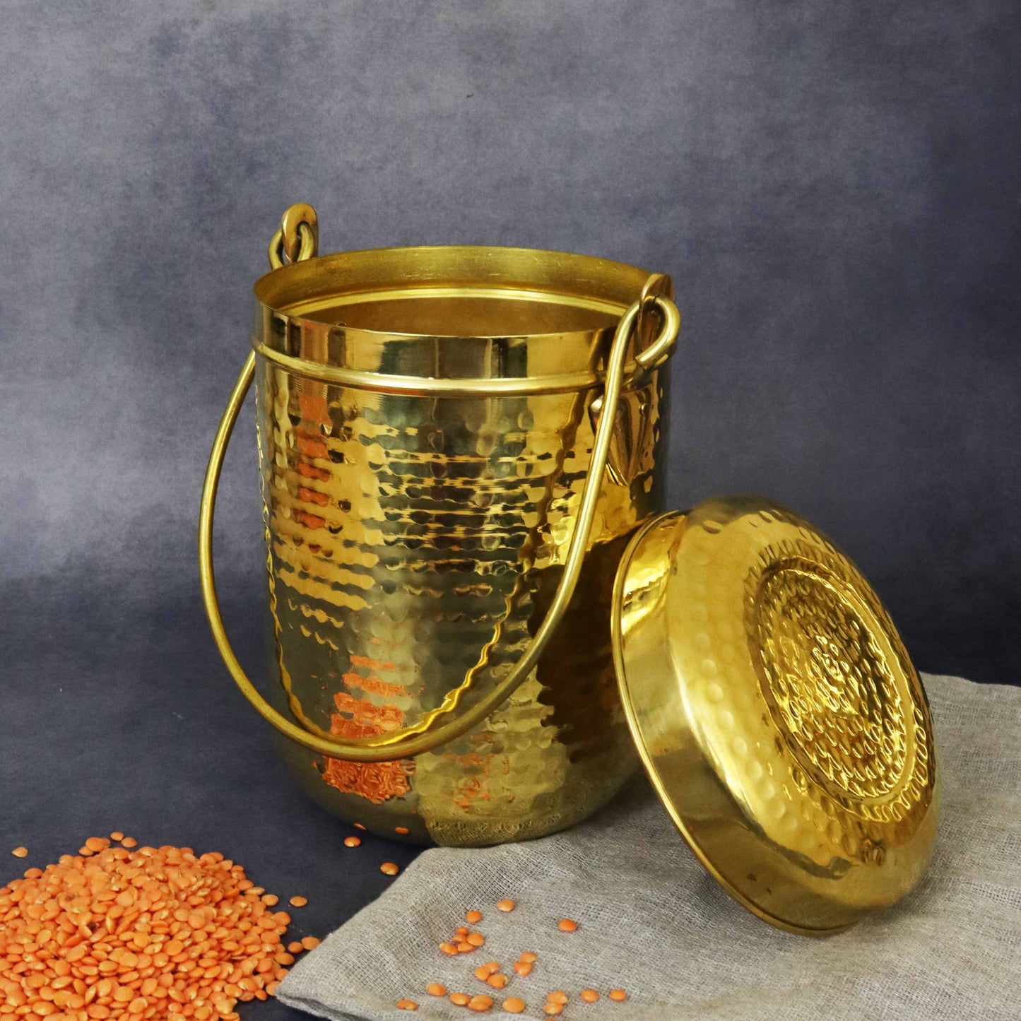 Brass Hammered Thukku