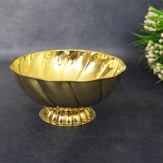 Brass Lotus Bowl with Stand