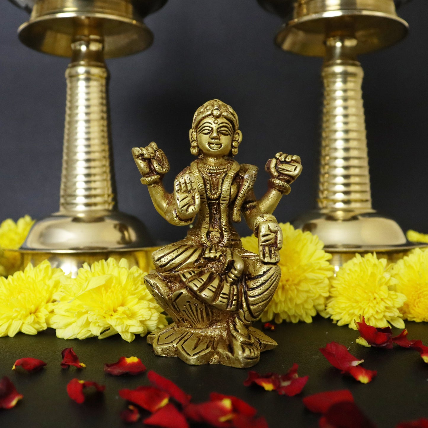 Brass Bala Tripura Sundari Idol (Pital Devi Murti)