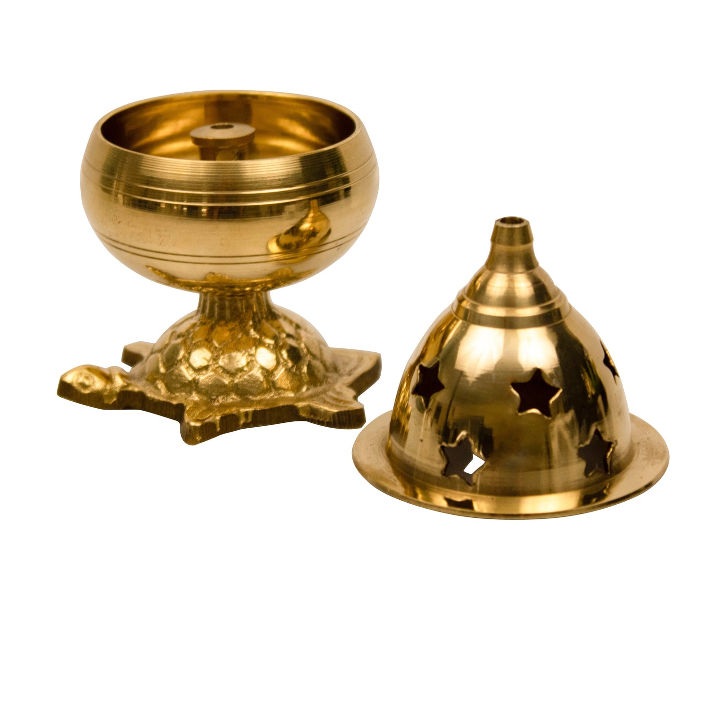 Brass Kachua Golbet Diya (Pital Kachua Gol Deepak / Tortoise Lamp)