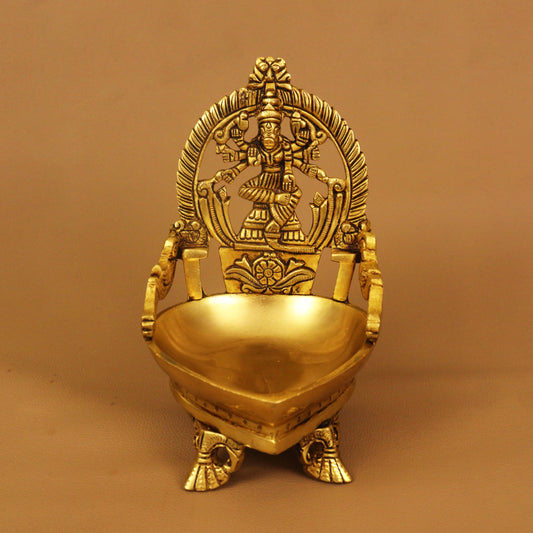 Brass Antique Varahi Vilaku (1.390 gm) (Pital Prachin Varahi Deepak)