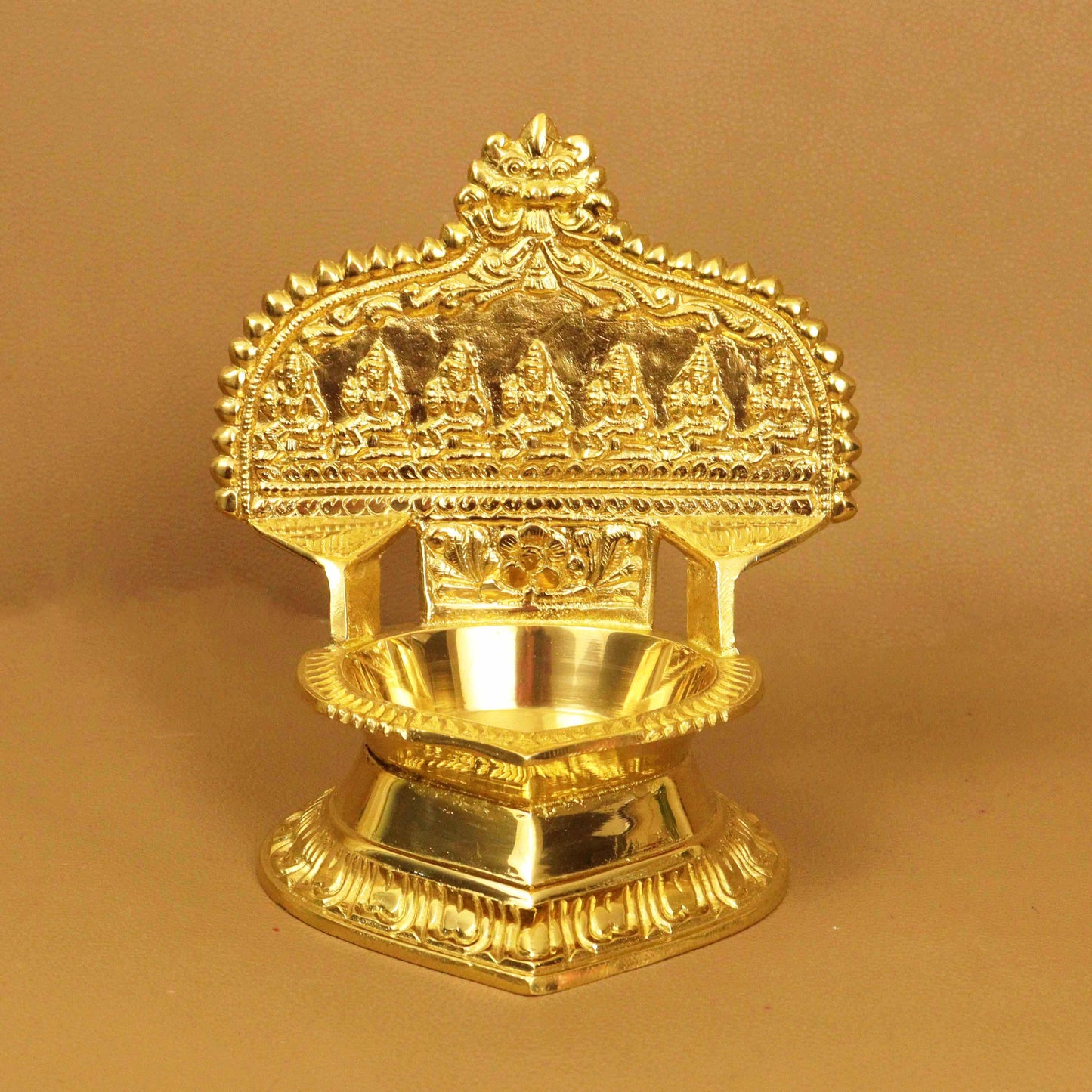 Brass Sapthakani Vilakku