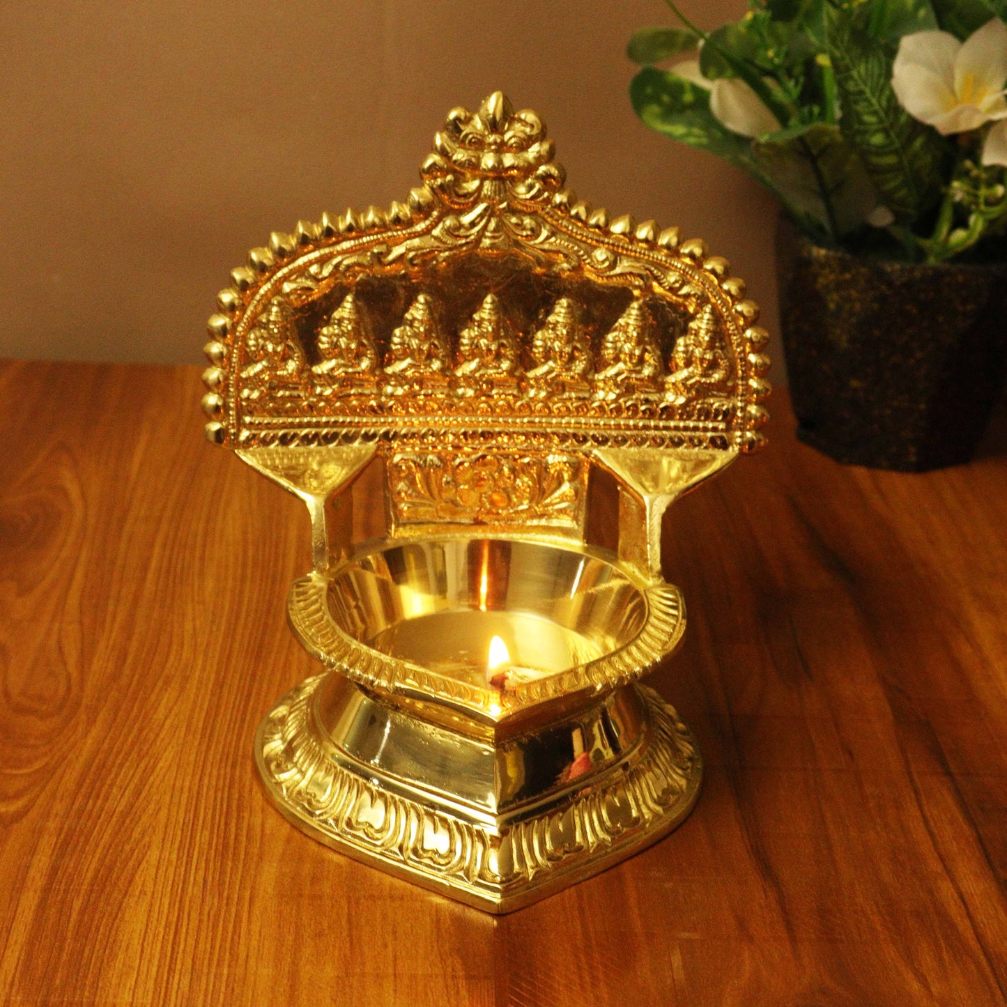 Brass Sapthakani Vilakku