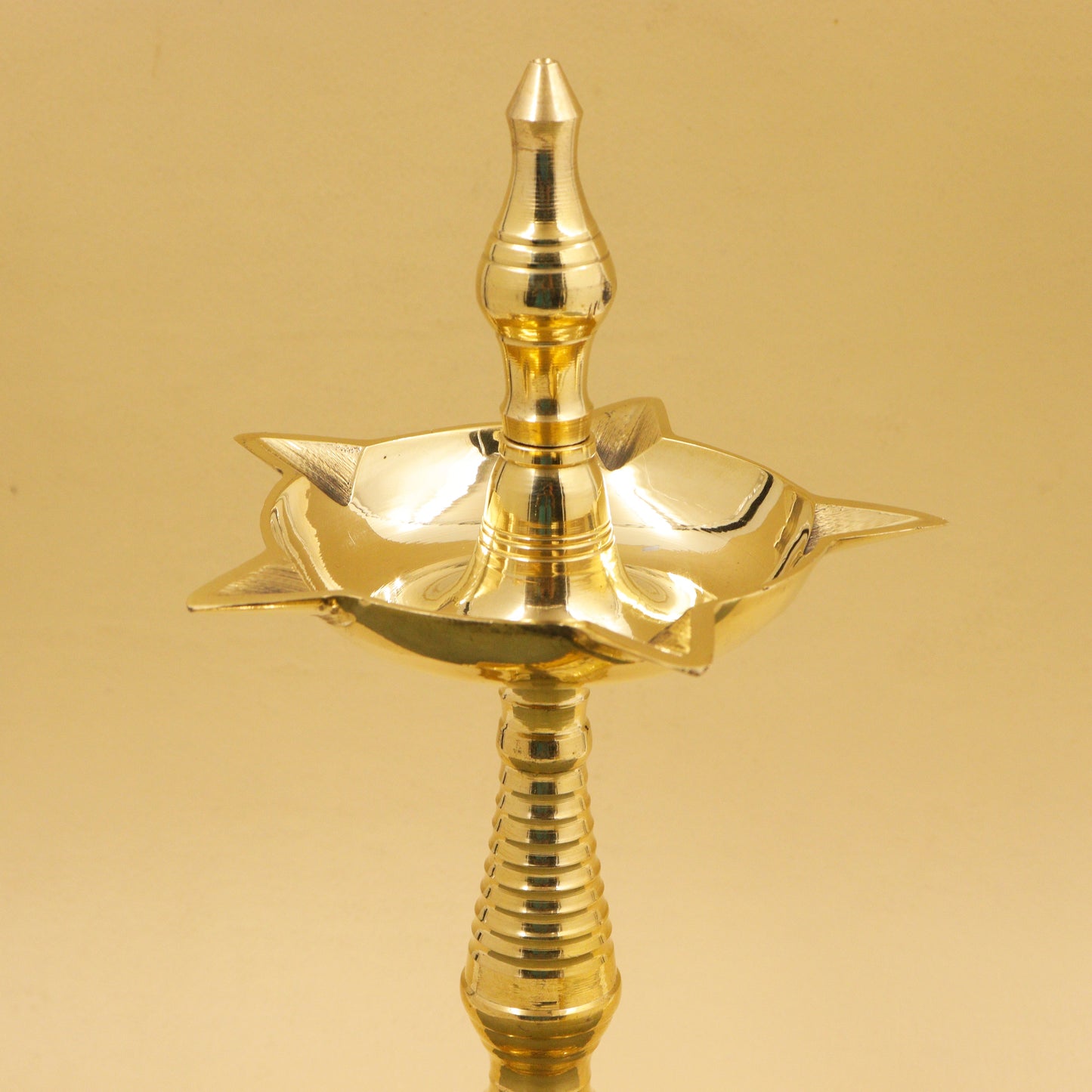 Brass Kerala Fancy Diya Size-9 (Pital Kerala Sundar Deepak)