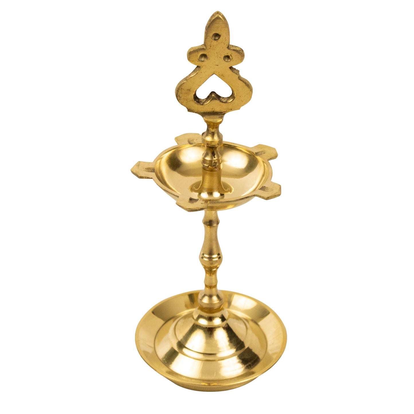 Brass KV Lakshmi Size-2 (Pital KV Laxmi Deepak)
