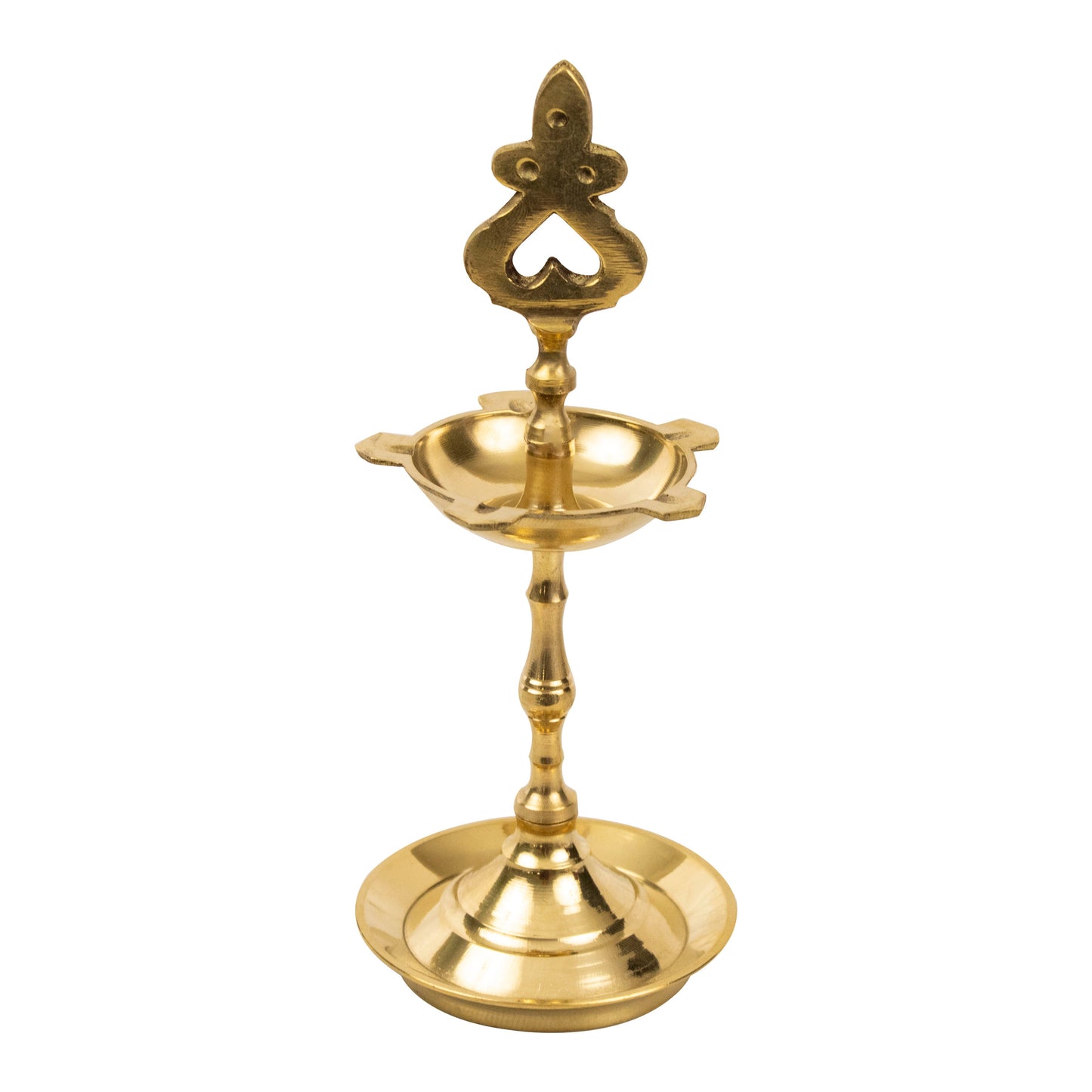 Brass KV Lakshmi Size-2 (Pital KV Laxmi Deepak)