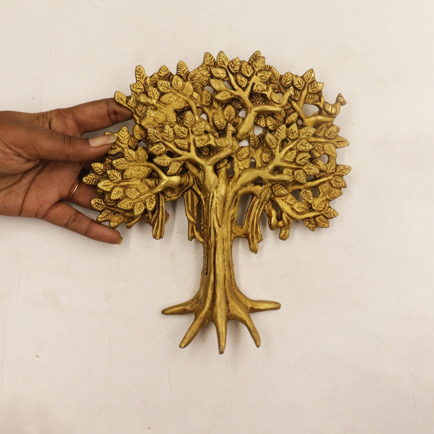 Brass Kalpvriksha Tree Wall Hanging (Pital Kalpa Vriksh / Wish Tree)