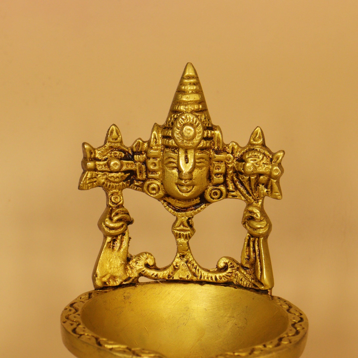 Antique tirupathi Balaji Diya-Small