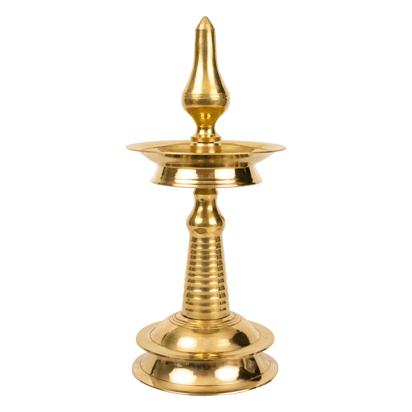 Brass Kerala Nila Vilakku - 11inch (Pital Kerala Nila Deepak)