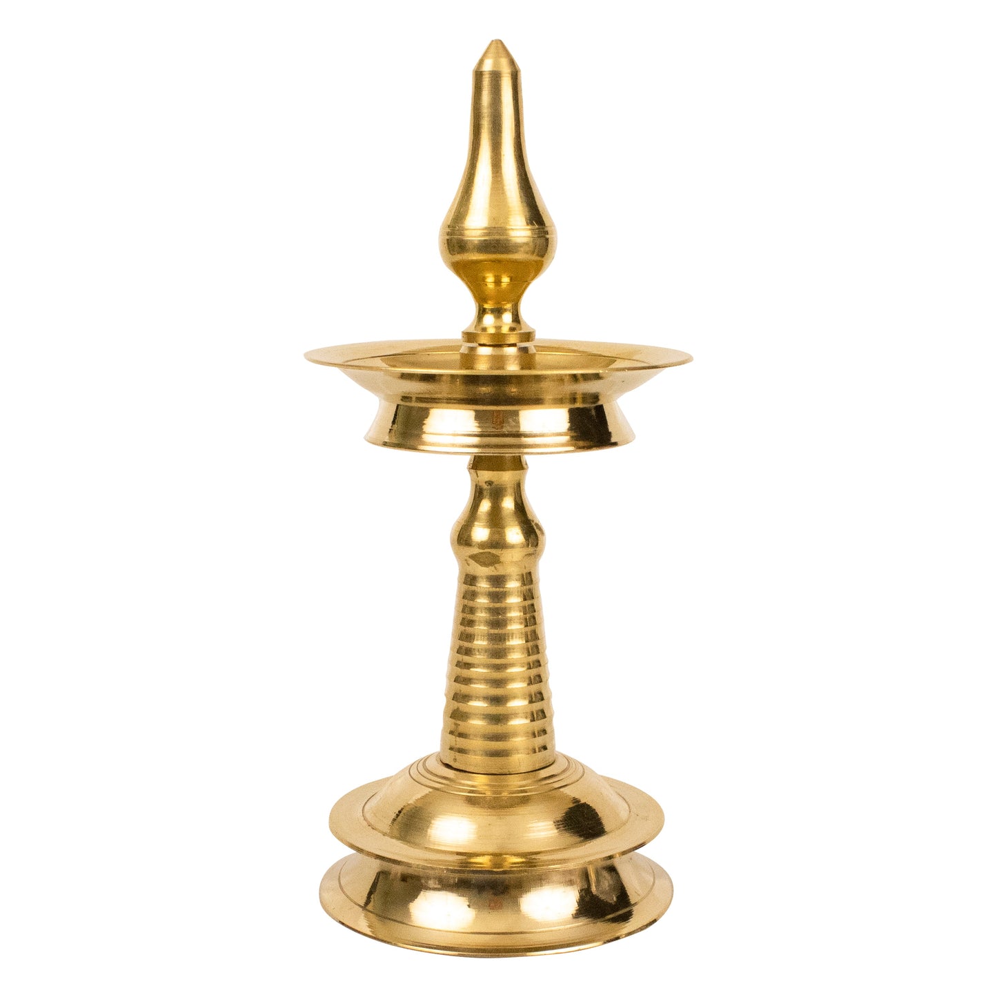 Brass Kerala Nila Vilakku - 11inch (Pital Kerala Nila Deepak)