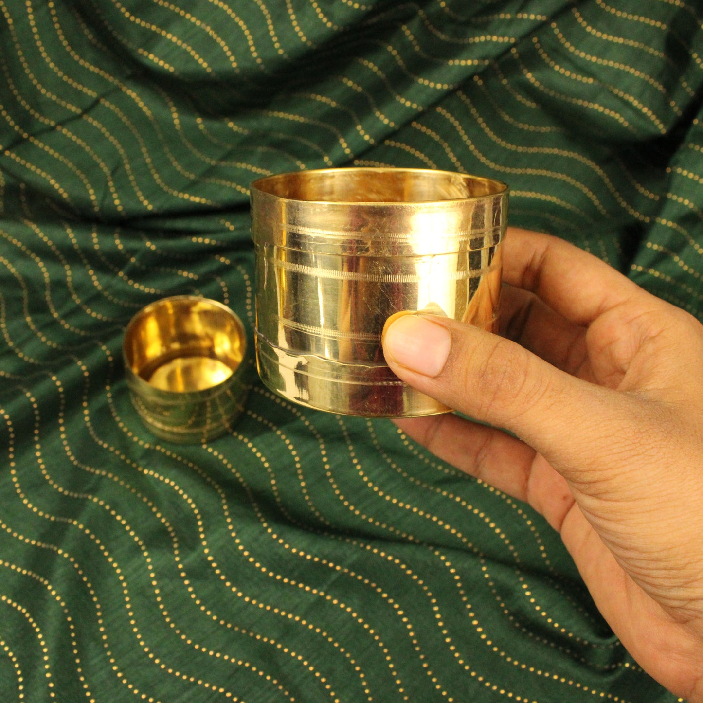 Brass Half Padi set of 2