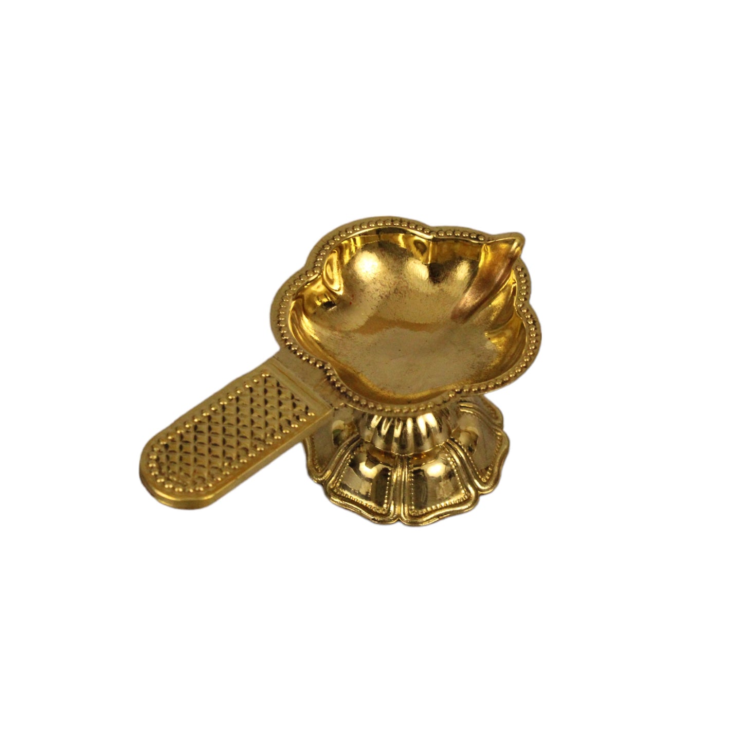 Laxmi Aarti Flower Diya Size-0 (Pital Laxmi Phool Deepak)