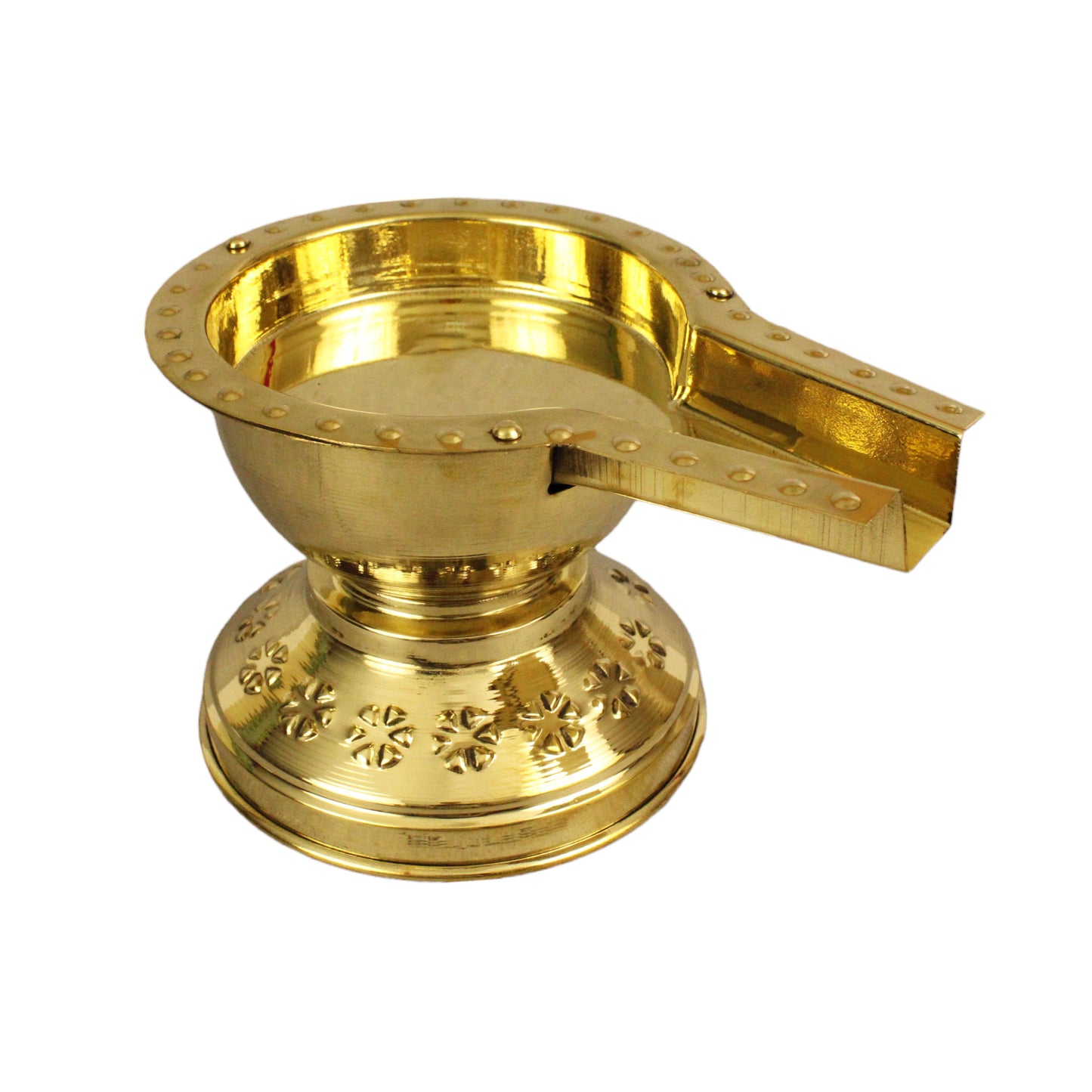 Brass Abhishek Patra Plate Tray / Purna Patra Stand