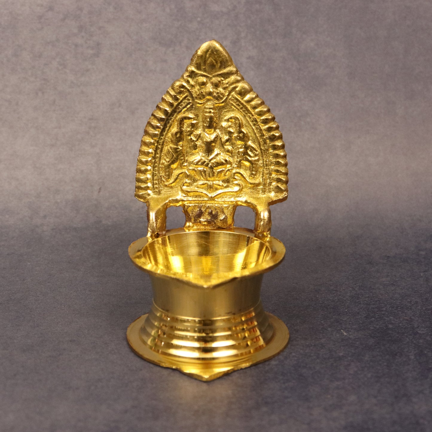 Brass Kamatchi Velakku-Mini (Pital Kamakshi Deepak Chota)