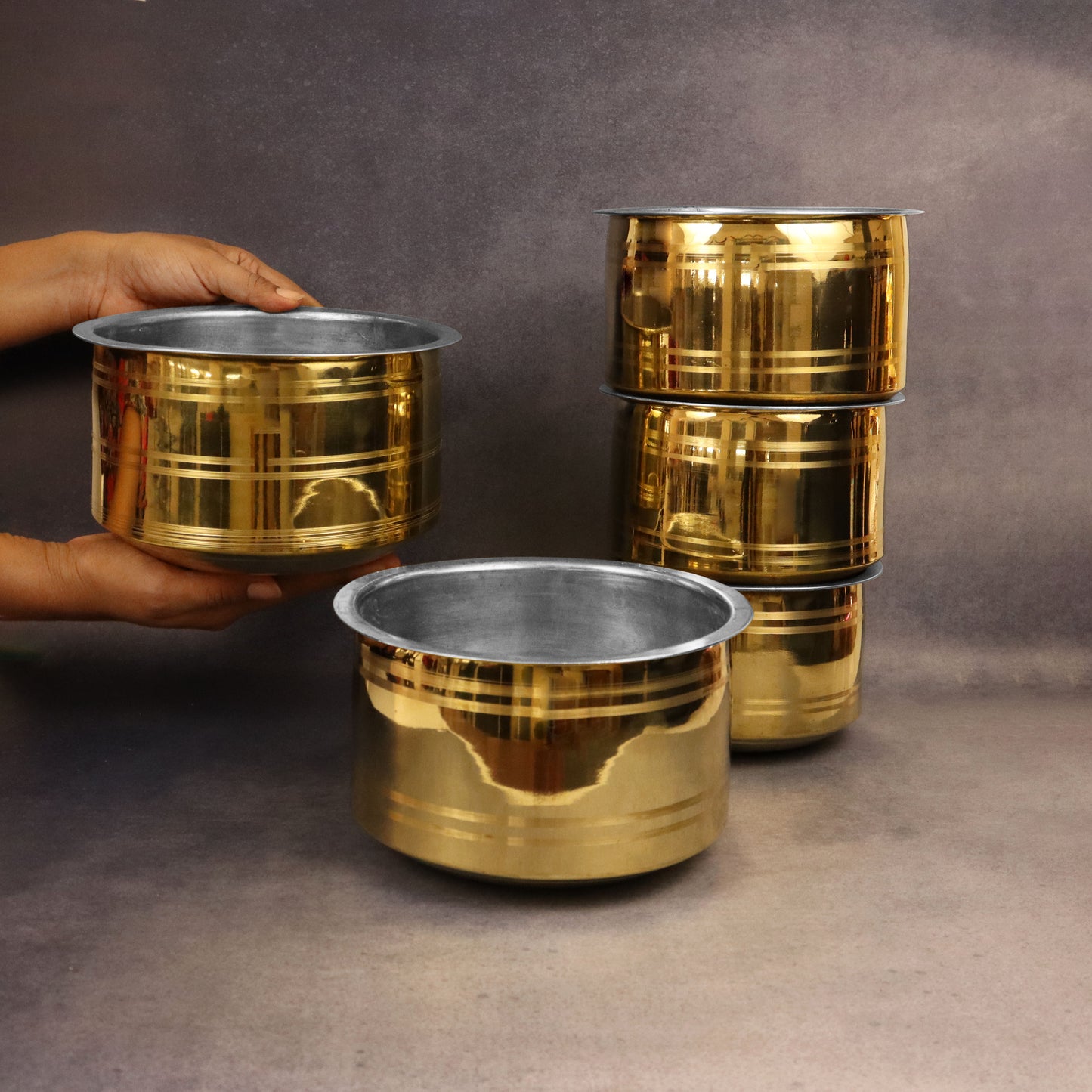 Brass Traditional Cookware - Vadi Chati