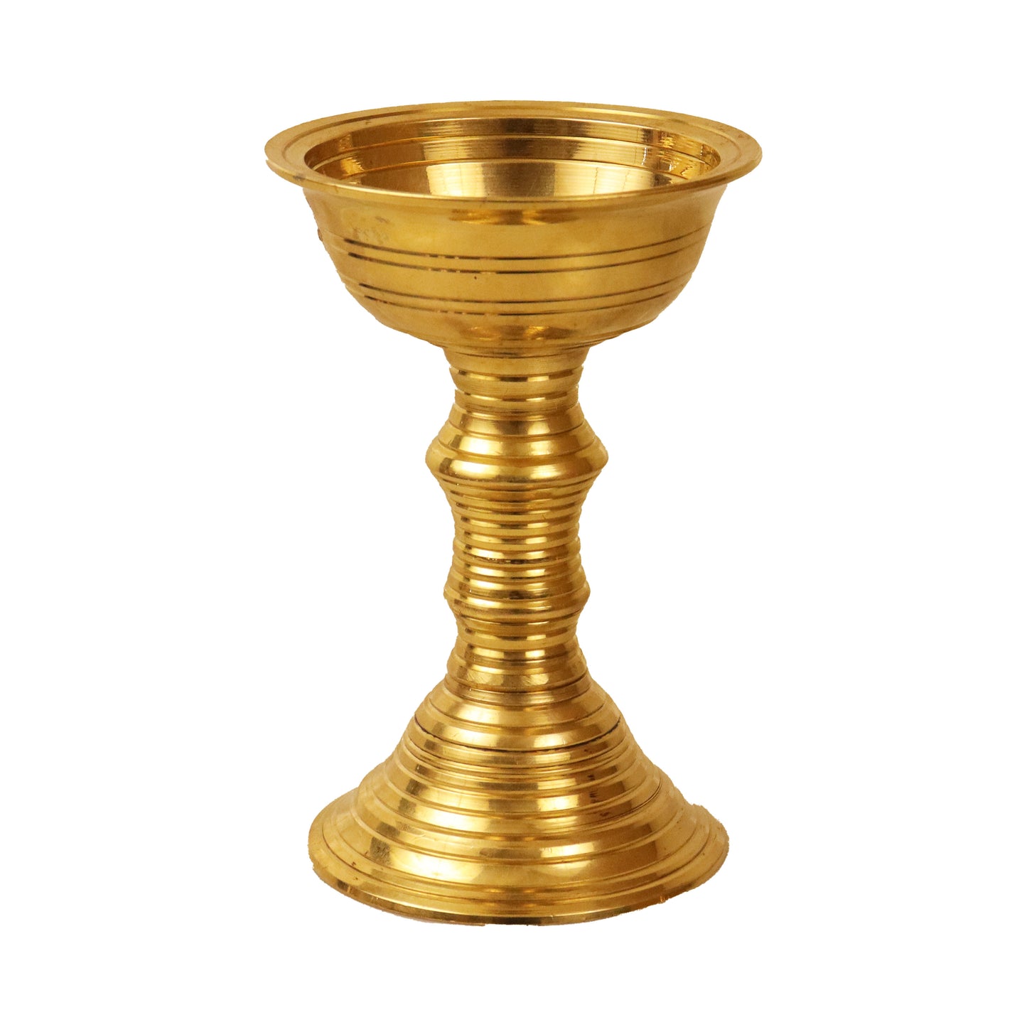 Brass Kalanjiam with Wick Holder (Pital Kalanjiyam Batti Stand)