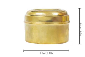 Brass Pooja Box With Containers
