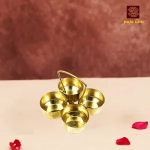 Brass Roli Chawal Stand