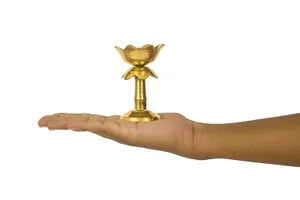 KV Lotus Brass Diya 2