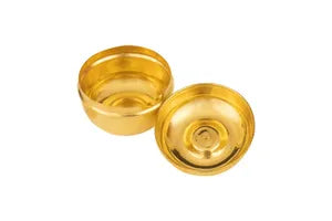 Brass Apple Kumkum Holder