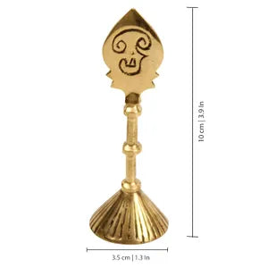Mini Brass Muruga Vel